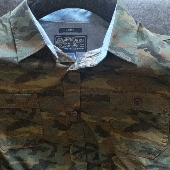 New Camo Button Down - Picture 3 of 8